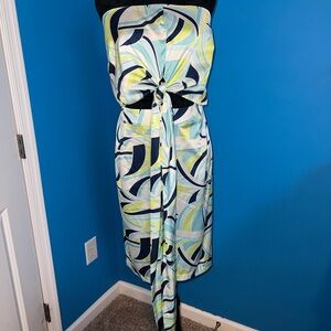 Fashion to Figure Strapless Multicolor Dress